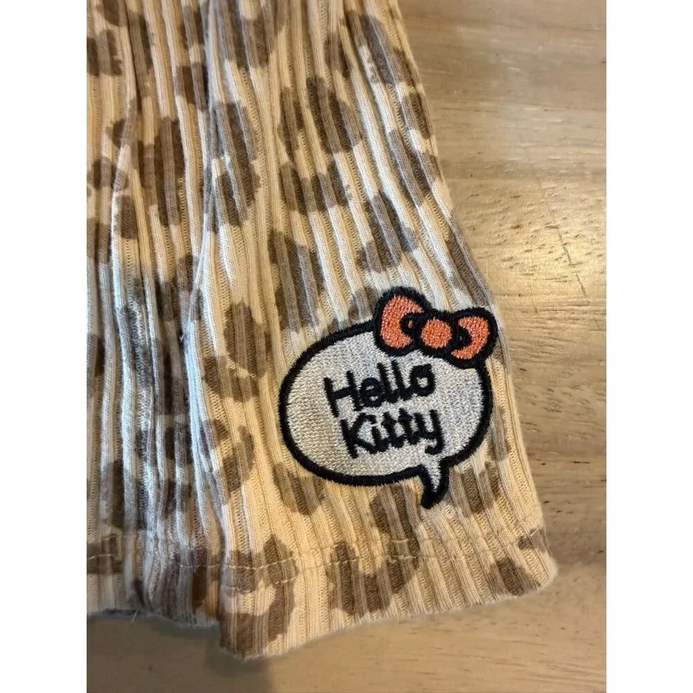 Girl's Hello Kitty Cheetah Bell Bottoms